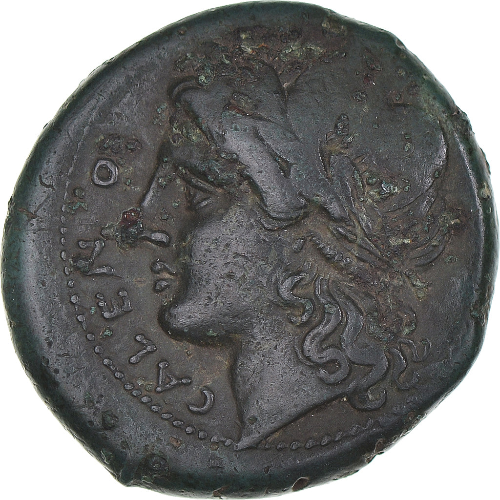 Coin, Campania, Bronze, ca. 265-240 BC, Cales, VF(30-35), Bronze, HGC:376