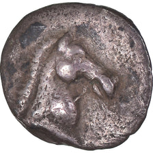Coin, Calabria, Obol, ca. 325-280 BC, Tarentum, VF(20-25), Silver, HGC:926 var.