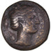 Moneta, Sycylia, Agathokles, Litra, 317-289 BC, Syracuse, VF(30-35), Brązowy