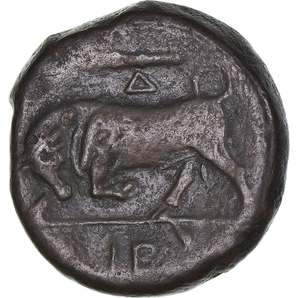 Coin, Sicily, Hieron II, Bronze, ca. 275-269/5 BC, VF(30-35), Bronze, HGC:2-1469