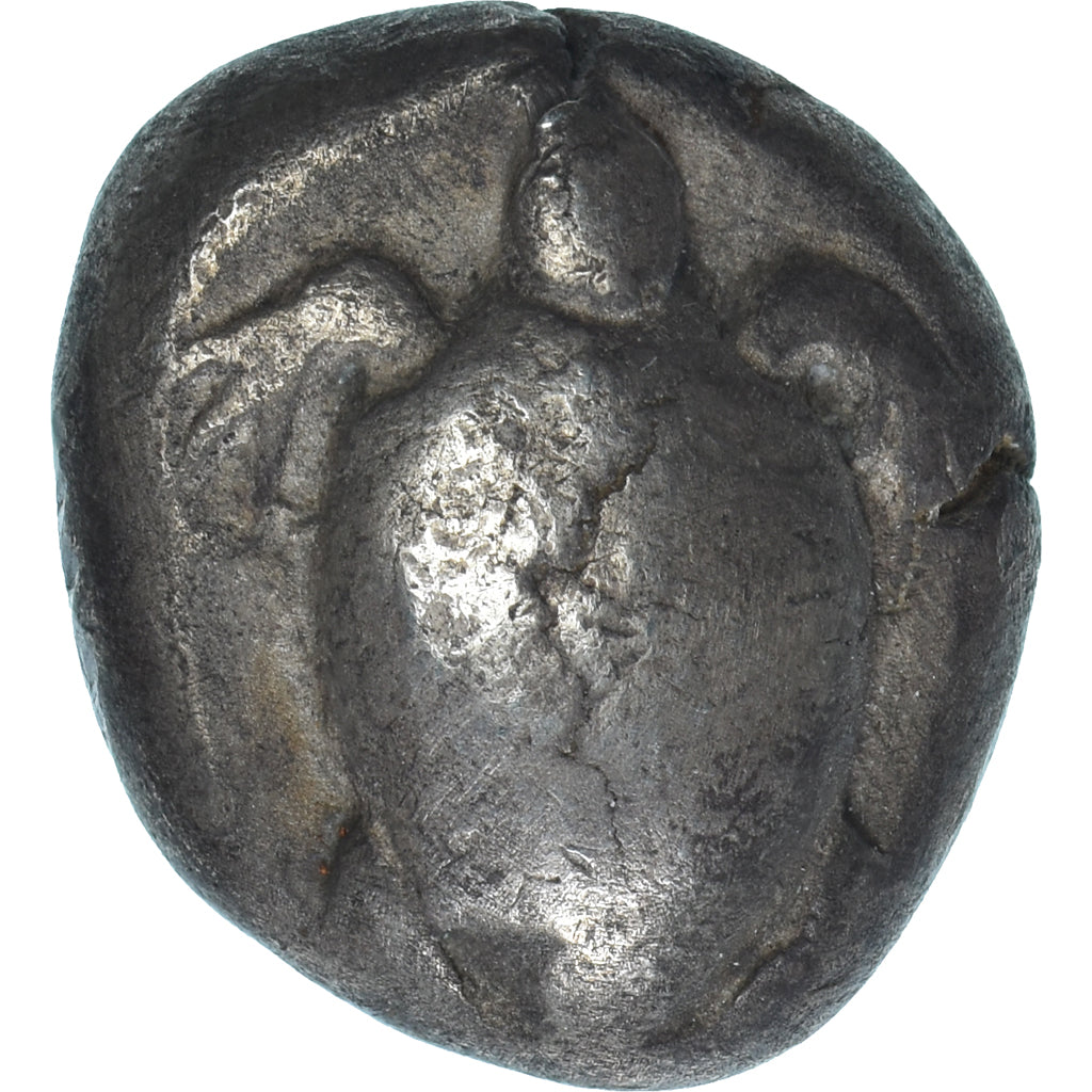 Monnaie, Égine, Statère, ca. 525-480/75 BC, TB, Argent, HGC:6-430