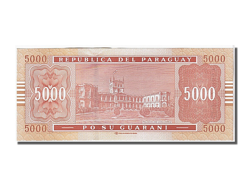 Paraguay, 5000 Guaraníes, 2010, KM #223c, UNC(63), F04379190