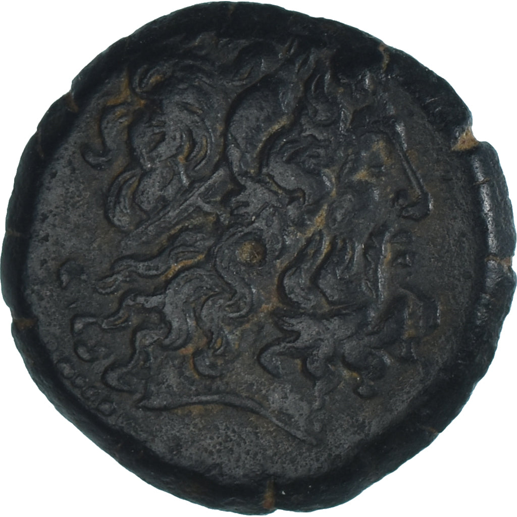 Monnaie, Égypte, Ptolémée III, Dichalque, 246-222 BC, Tyre, TTB+, Bronze