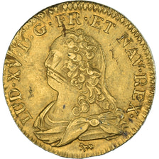 Moneta, Francja, Louis XV, Louis d'or aux lunettes, 1726, Paris, AU(50-53)