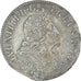 Moneta, Francja, Louis XIV, 1/4 Ecu aux 8 L, 1704, Rennes, AU(50-53), Srebro