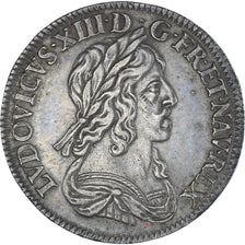 Coin, France, Louis XIII, 1/4 écu, 2e poinçon de Warin, 1643, Paris