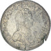 Moneda, Francia, Louis XV, Ecu Vertugadin, 1716, Reims, réformé, MBC+, Plata