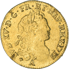 Moneda, Francia, Louis XV, louis à la croix de chevalier, 1719, Paris, BC+