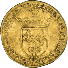 Monnaie, France, François Ier, Écu d'or au soleil, après 1519, Lyon, TB+, Or