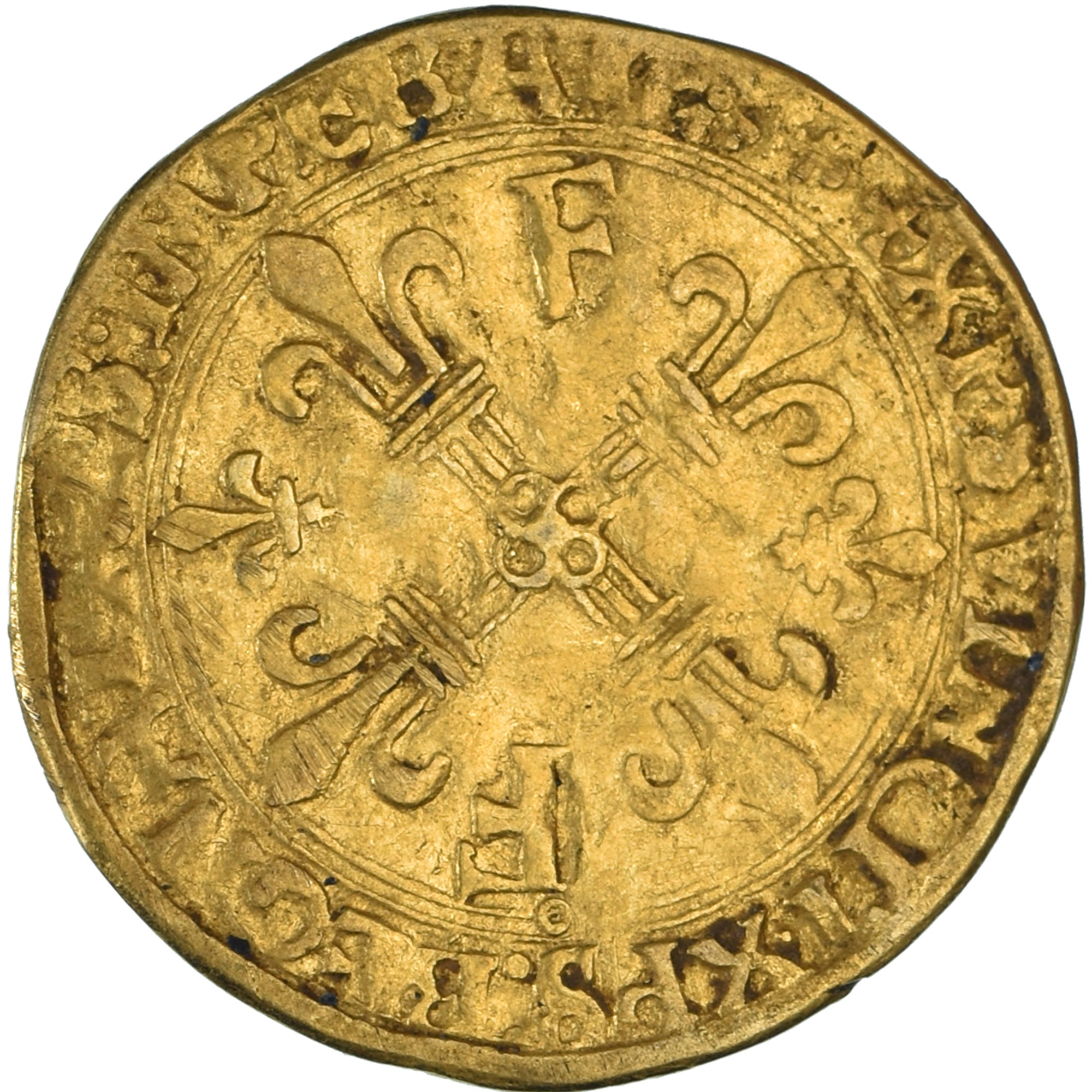 Monnaie, France, François Ier, Écu d'or au soleil, après 1519, Lyon, TB+, Or