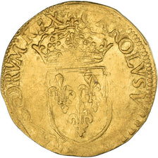 Coin, France, Charles IX, Écu d'or au soleil, 1er type, Rouen, VF(30-35), Gold