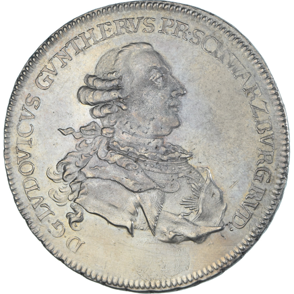 Munten, Duitse staten, SCHWARZBURG-RUDOLSTADT, Ludwig Günther II, Thaler, 1780