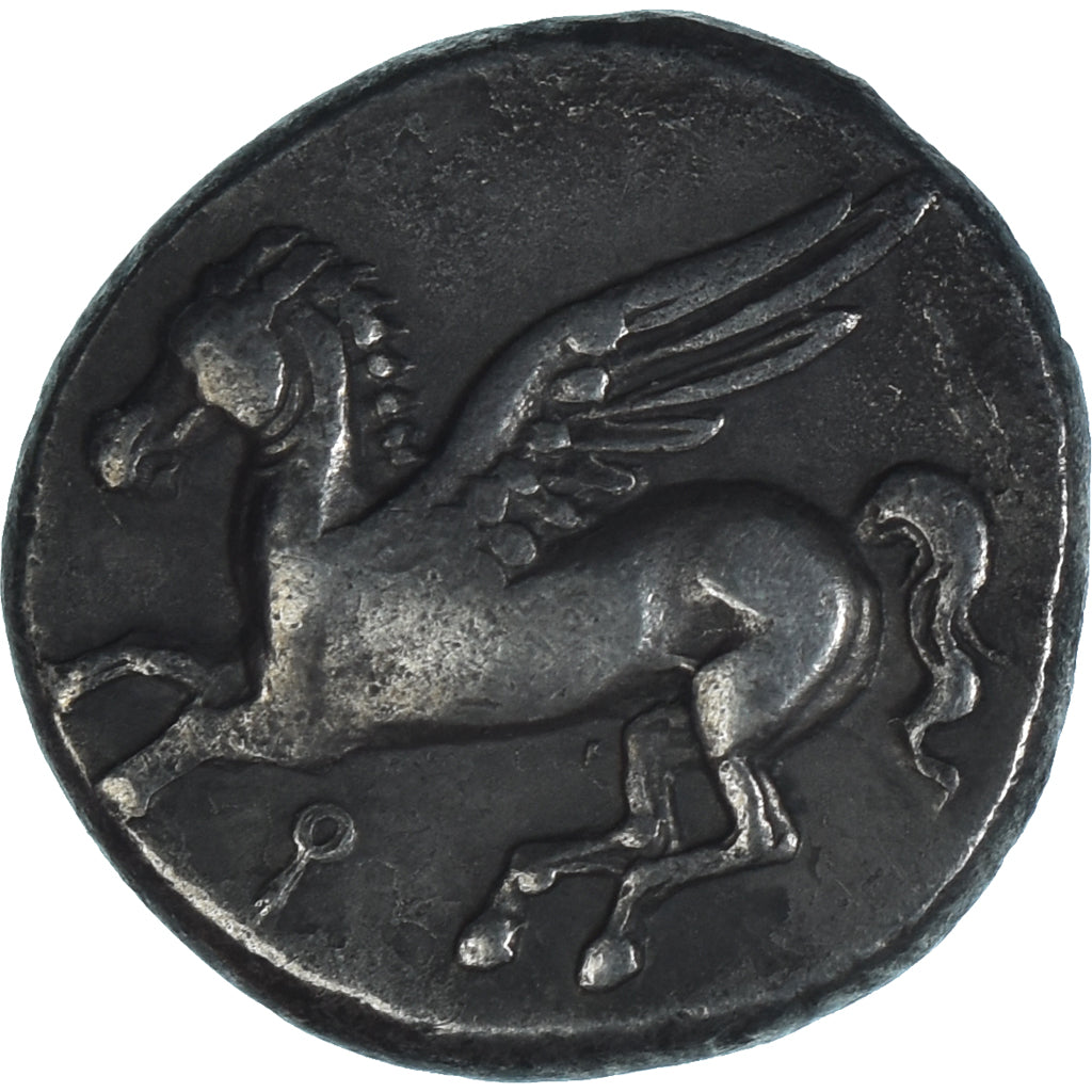 Coin, Corinthia, Stater, 375-300 BC, Corinth, AU(50-53), Silver