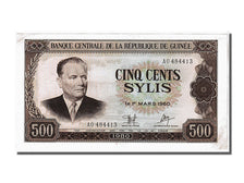 Geldschein, Guinea, 500 Sylis, 1980, KM:27A, UNZ-