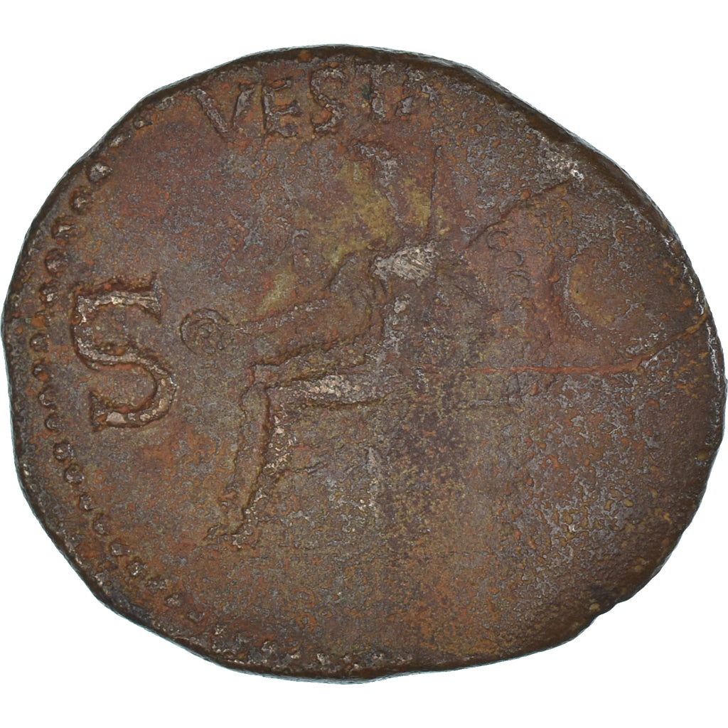 Coin, Caligula, As, 37-38, Rome, VF(30-35), Bronze, Cohen:27, RIC:38, BMC:46