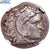 Munten, Thrace, Lysimachus, Drachm, 305-281 BC, Kolophon, Gegradeerd, NGC, VF