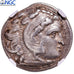 Moneda, Thrace, Lysimachos, Drachm, 305-281 BC, Kolophon, NGC, graded, VF, BC+