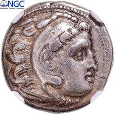 Coin, Thrace, Lysimachos, Drachm, 305-281 BC, Kolophon, graded, NGC, F