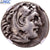 Coin, Thrace, Lysimachos, Drachm, 305-281 BC, Sestos, graded, NGC, F, VF(30-35)
