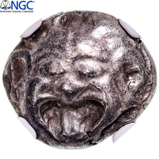 Moneta, Mysia, Drachm, 500-450 BC, Parion, graded, NGC, Ch VF, BB, Argento