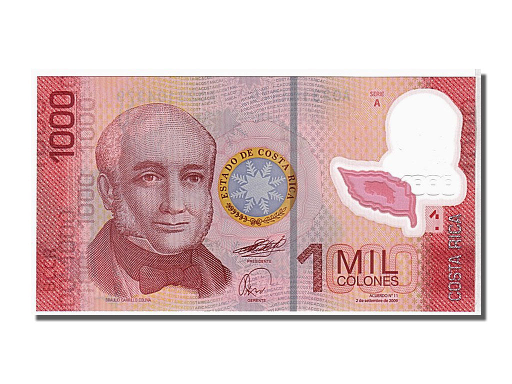 Costa Rica, 1000 Colones, 2009, KM #274, UNC(65-70), A02304379
