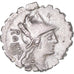 Moneta, C. Poblicius Q.f., Denarius Serratus, ca. 80 BC, Rome, Repaired