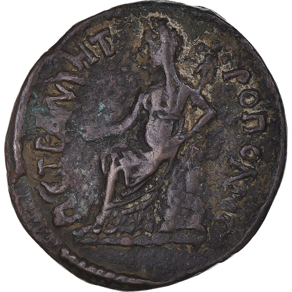 Moneda, Arabia, Hadrian, Æ, 117-138, Petra, BC+, Bronce, RPC:III-4099