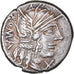 Moeda, M. Fannius C.f., Denarius, 123 BC, Rome, VF(30-35), Prata, Crawford:275/1
