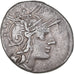 Moneta, M. Tullius, Denarius, 120 BC, Rome, EF(40-45), Srebro, Crawford:280/1