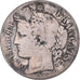 Moneta, Francia, Cérès, Franc, 1871, Paris, MB+, Argento, KM:822.1