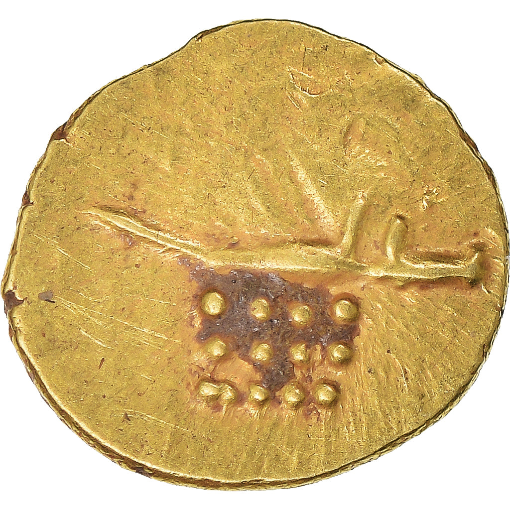 Munten, INDIA-PRINSENSTATEN, CEYLON, Rama Varma V, Viraraya Fanam, 1881, PR