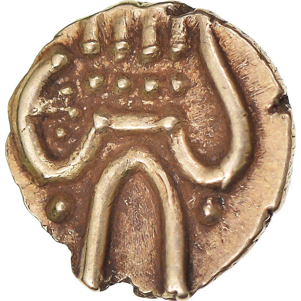 Moneta, INDIA - STATI PRINCIPESCHI, COCHIN, Fanam, 1795-1850, Cochin, BB+, Oro