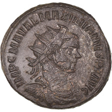 Coin, Maximianus, Antoninianus, 287, Ticinum, EF(40-45), Silvered bronze