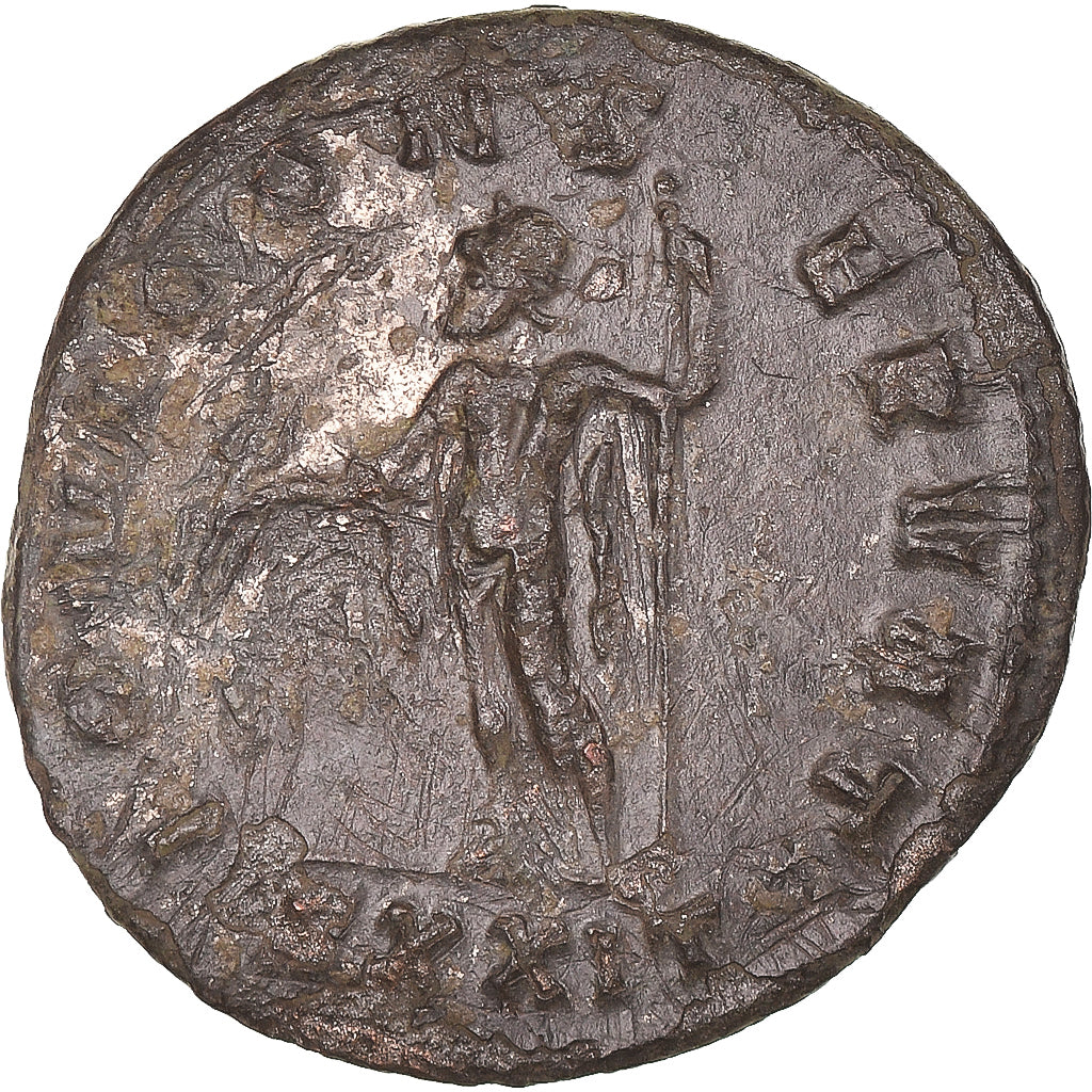 Coin, Maximianus, Antoninianus, 287, Ticinum, EF(40-45), Silvered bronze