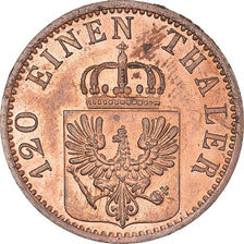 Moneta, Stati tedeschi, PRUSSIA, Wilhelm I, 3 Pfennig, 1870, Berlin, SPL, Rame