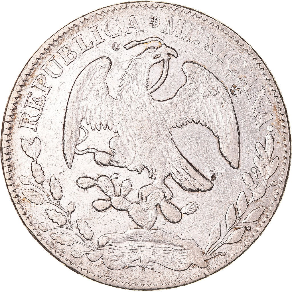 Monnaie, Mexique, 8 Reales, 1875, Zacatecas, TB+, Argent, KM:377.13