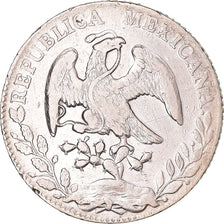 Coin, Mexico, 8 Reales, 1877, Mexico City, VF(30-35), Silver, KM:377.10