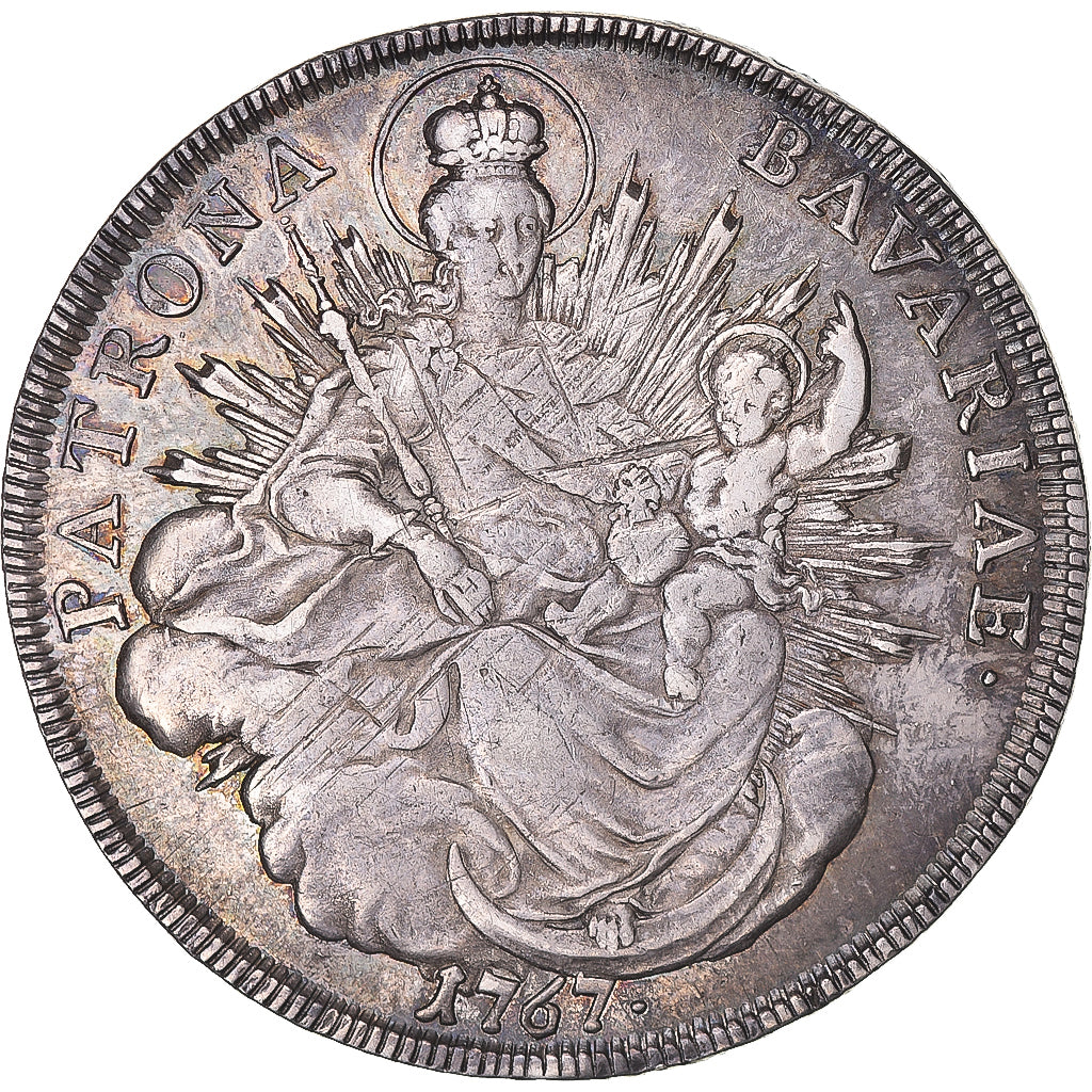 Moneta, Landy niemieckie, BAVARIA, Maximilian III, Josef, Thaler, 1767, Munich