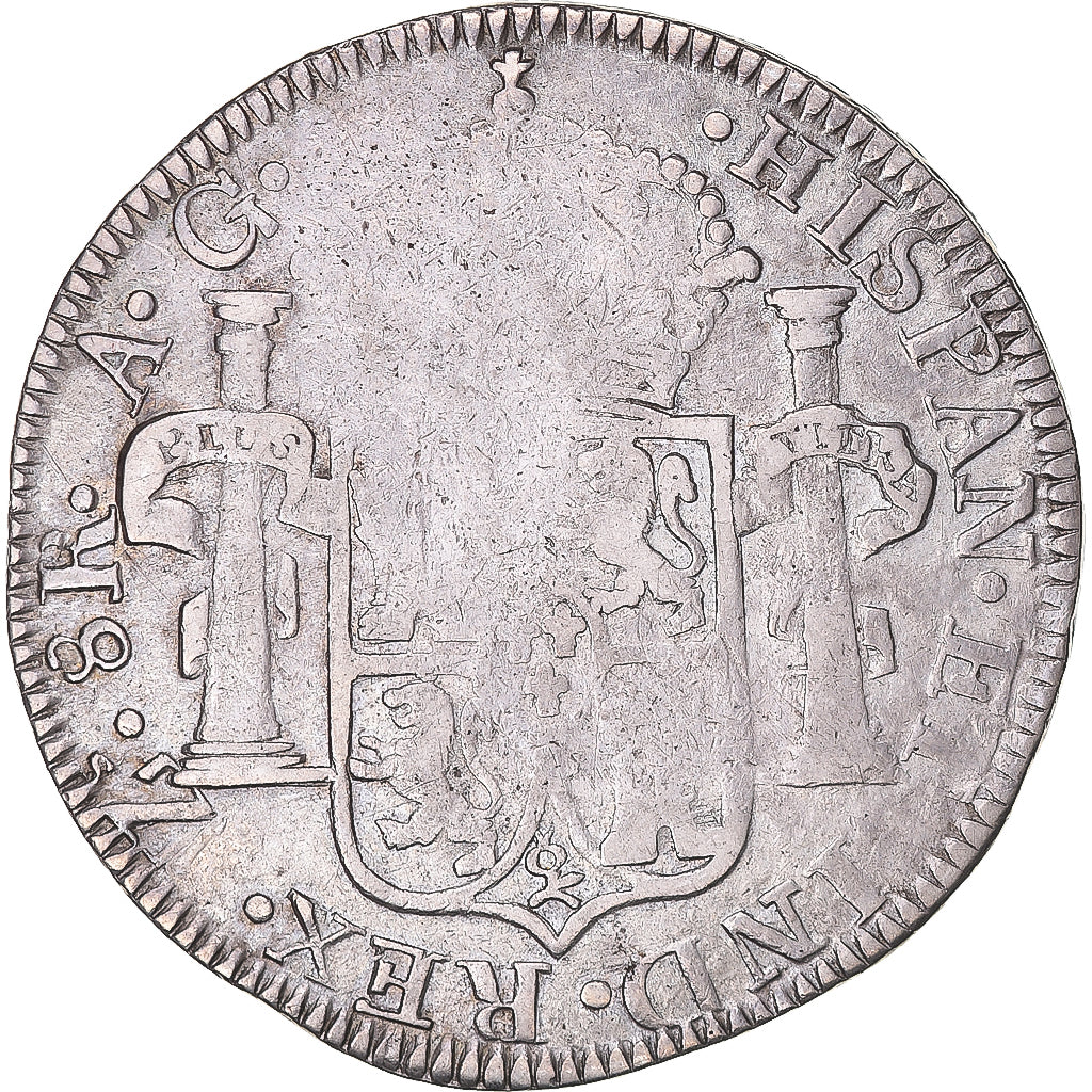 Coin, Spain, Ferdinand VII, 8 Reales, 1816, Zacatecas, VF(20-25), Silver.