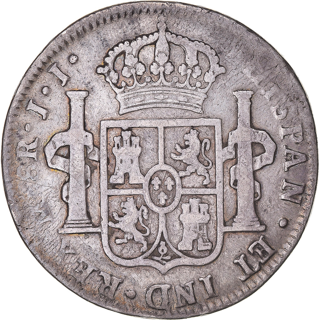 Moneda, España, Ferdinand VII, 8 Reales, 1817, Mexico, BC+, Plata, KM:111