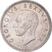 Coin, South Africa, George VI, 5 Shillings, 1949, Pretoria, AU(50-53), Silver