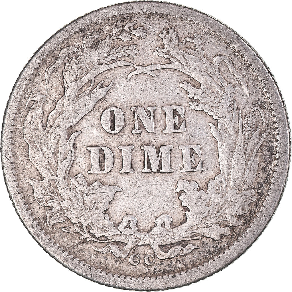 Münze, Vereinigte Staaten, Seated Liberty Dime, 1877, U.S. Mint, Carson City