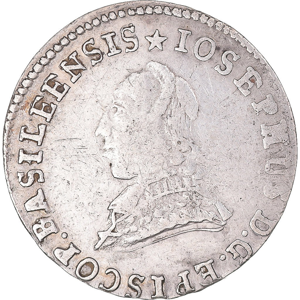 Coin, SWISS CANTONS, BASEL, Joseph Sigismund, 12 Kreuzer, 1788, Basel