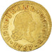 Moeda, Espanha, Ferdinand VI, 1/2 Escudo, 1757, Madrid, JB, EF(40-45), Dourado