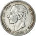 Munten, Spanje, Alfonso XII, 2 Pesetas, 1882, Madrid, FR+, Zilver, KM:678.2
