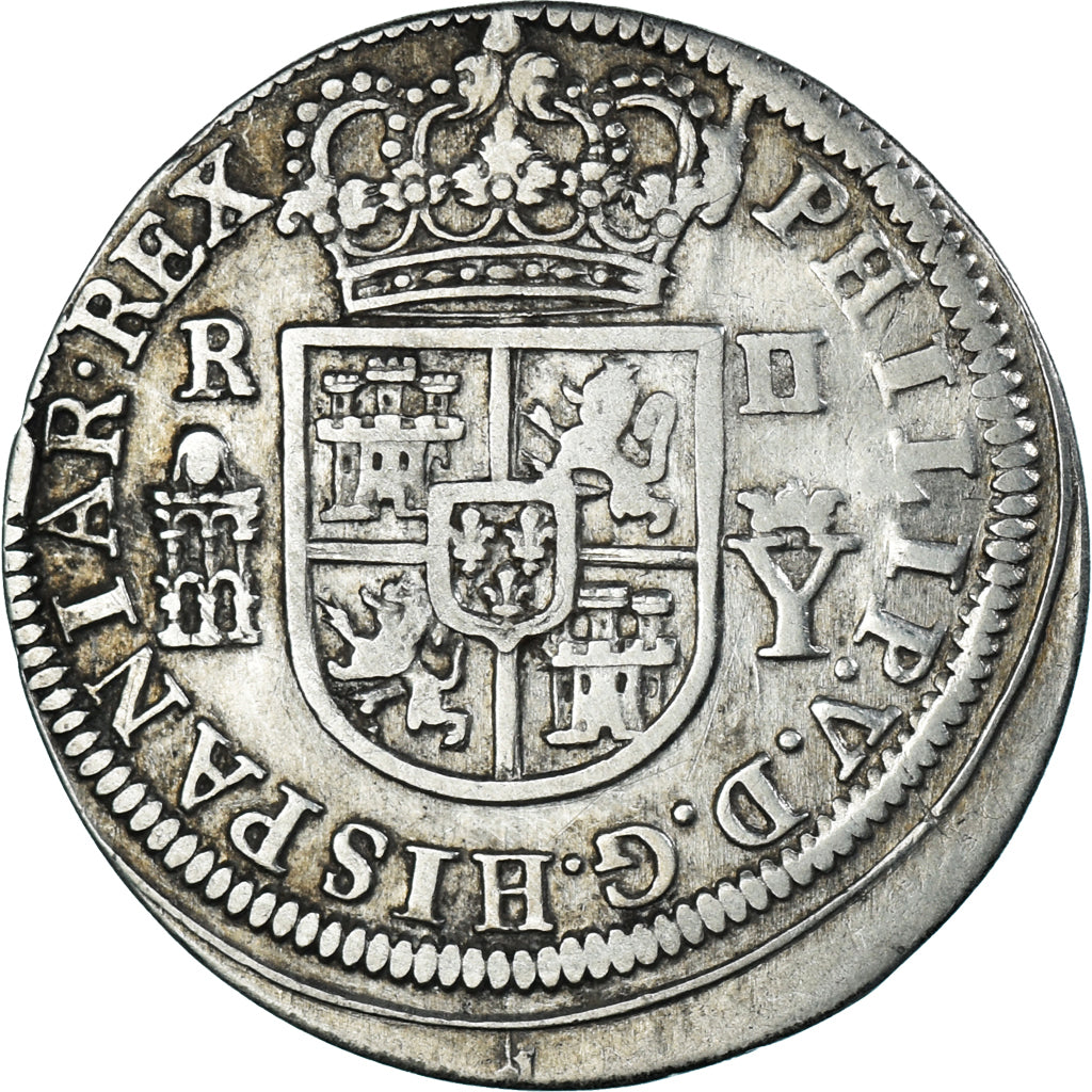 Moneta, Spagna, Philip V, 2 Reales, 1708, Segovia, BB, Argento, KM:275
