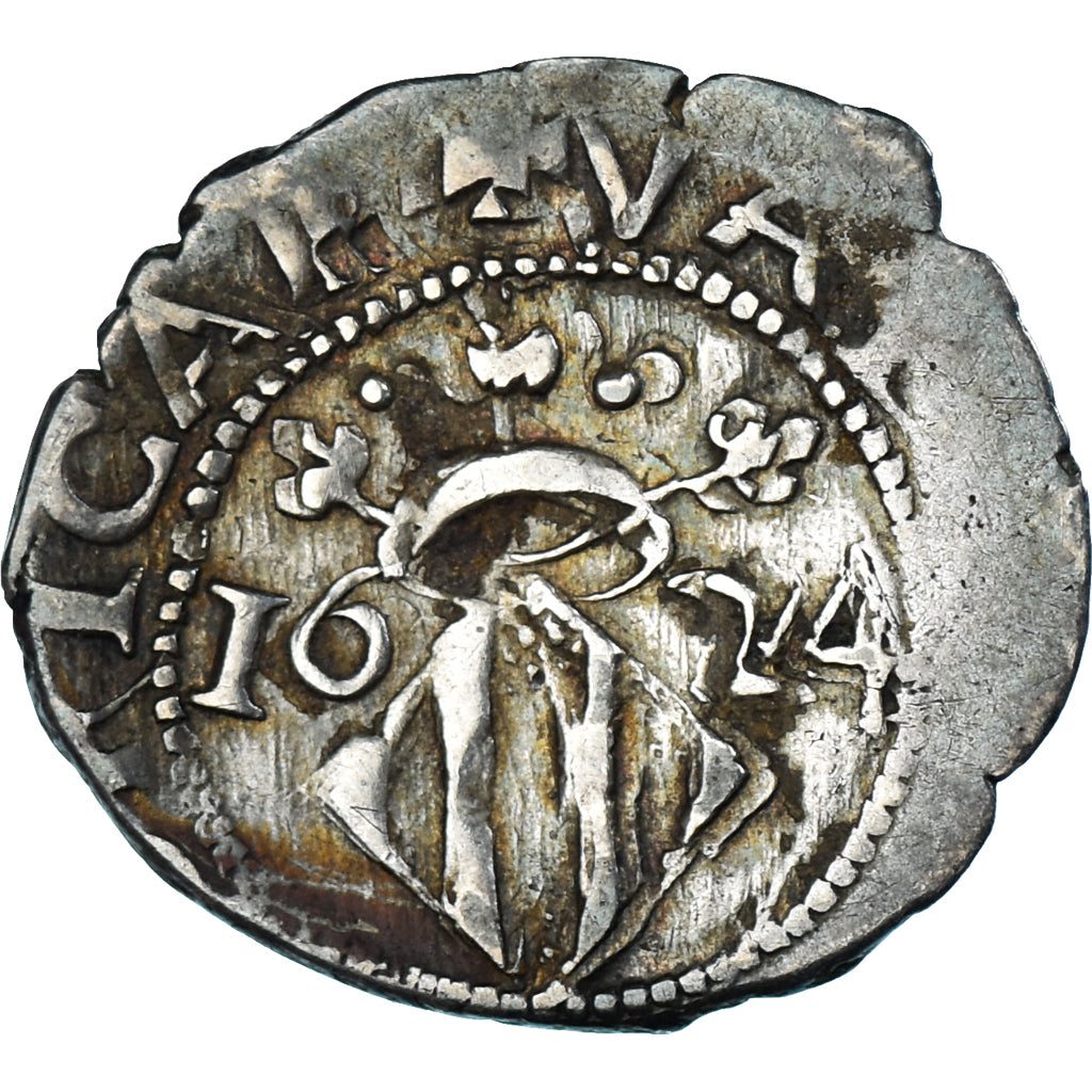 Moneda, España, VALENCIA, Philip IV, Dieciocheno, Real, 1624, Valence, MBC