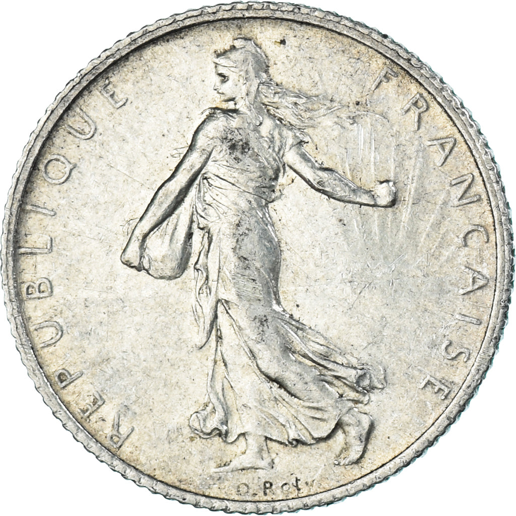 Münze, Frankreich, Semeuse, Franc, 1909, Paris, SS+, Silber, KM:844.1