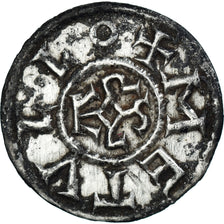 Coin, France, Charles le Chauve, Denier, 840-864, Melle, EF(40-45), Silver