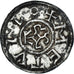 Moneta, Francia, Charles le Chauve, Denier, 840-864, Melle, BB, Argento